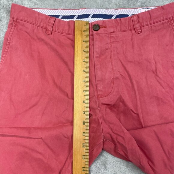 Southern Tide Mens Red Cotton-Modal Blend Shorts W35 6439 - Picture 6 of 8